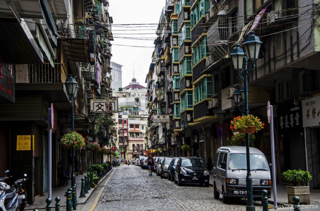 Streets of old town Macau