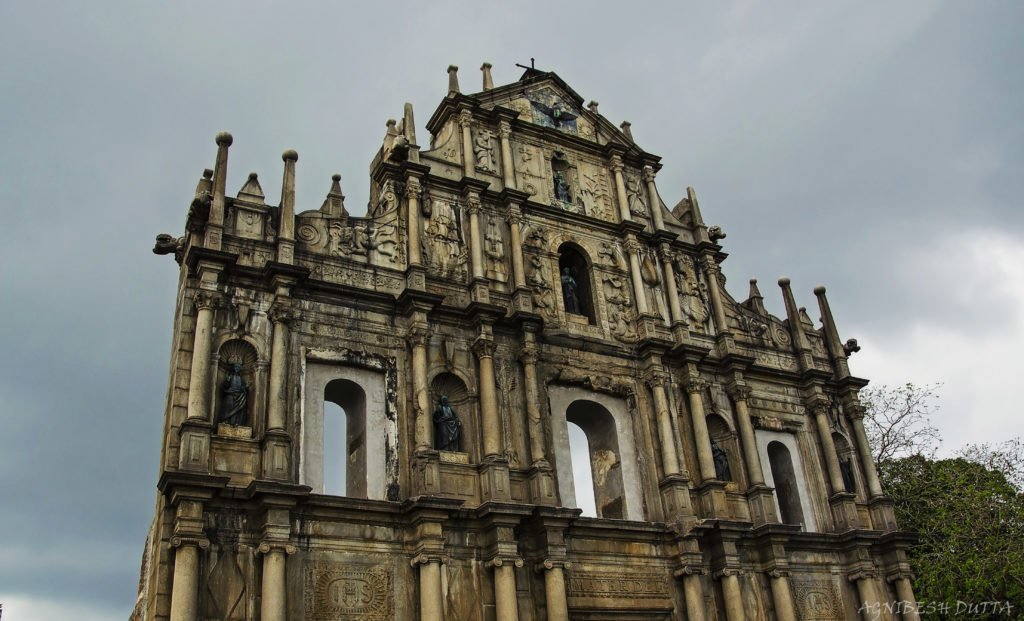 The ruins of St. Paul's in old town Macau