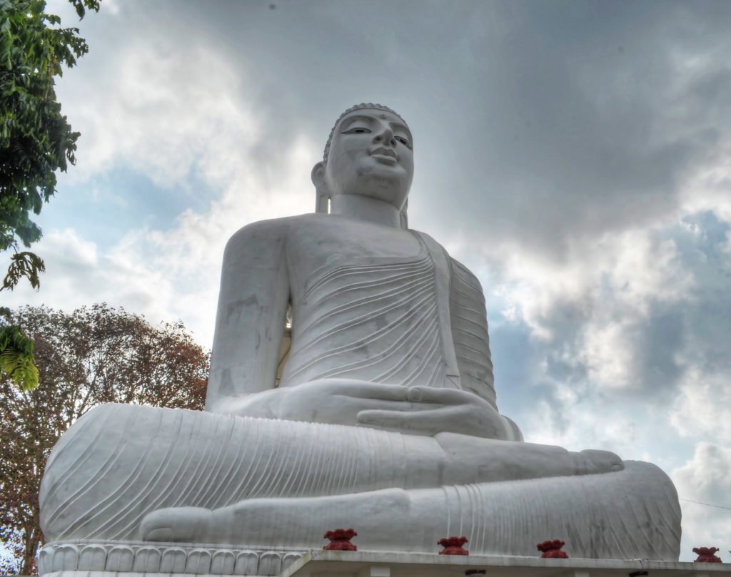 Bahirawakanda Vihara Buddha Statue Kandy Sri Lanka