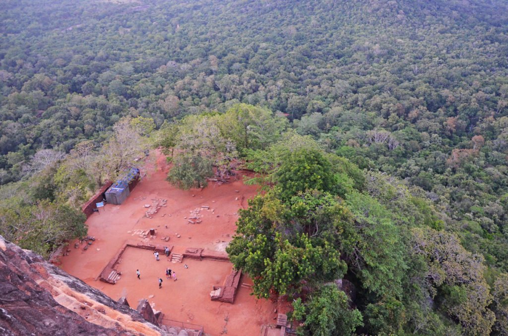 Coming down from Sigiriya Rock