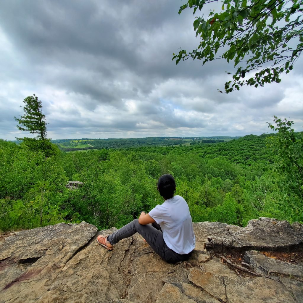 Nottawasaga Bluffs Conservation Area cliff