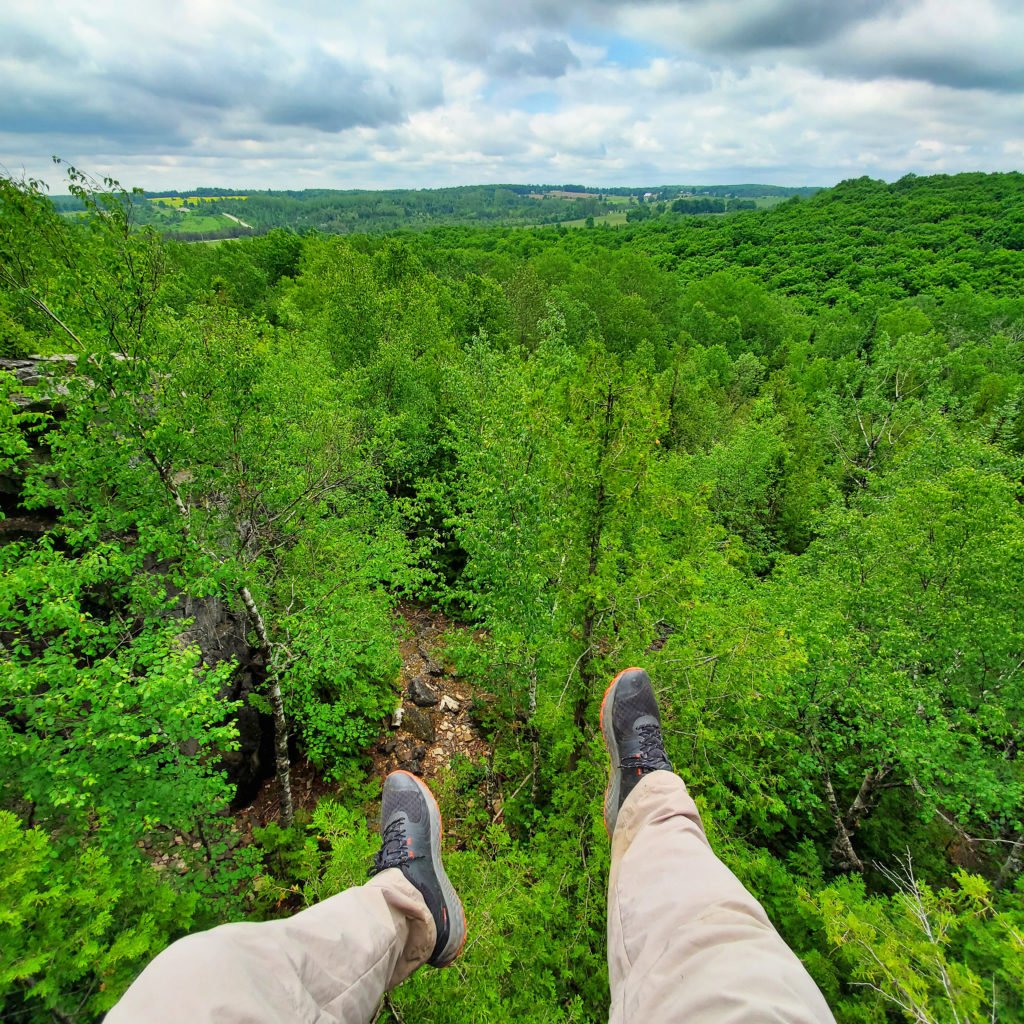 Nottawasaga Bluffs Conservation Area cliff